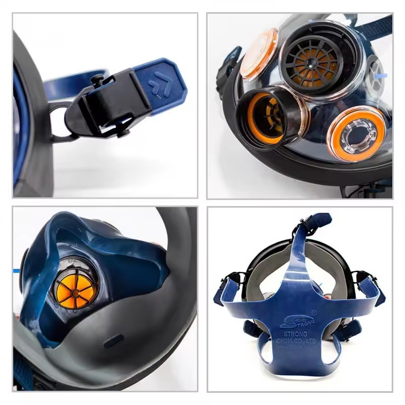 CNSTRONG S100 industrial face gas masks anti dust maskess gas protection maskes full face silicone protect face mask