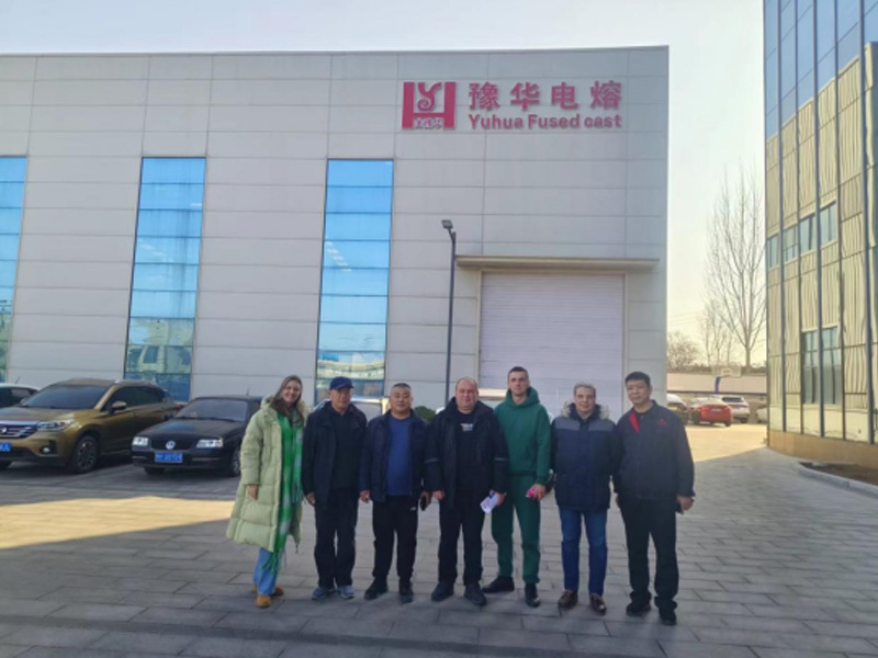 Russia customer visit our factory