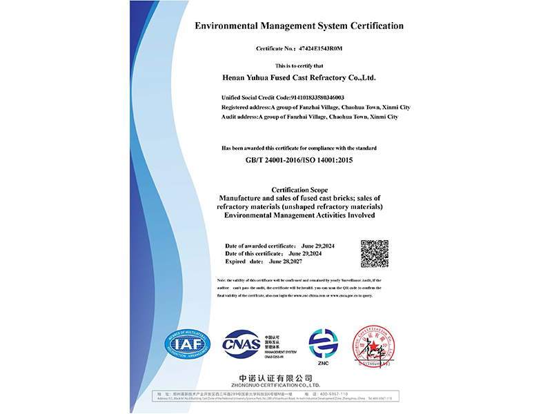 EnvironmentalManagement System Certification EnvironmentalManagement System Certification