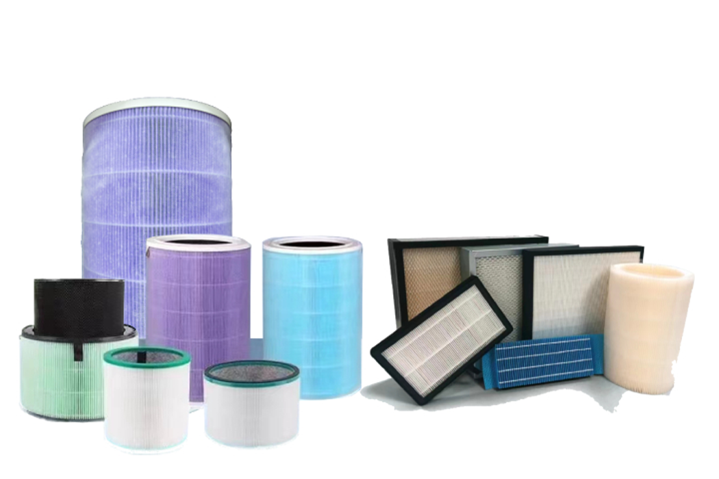 High efficiency air purification filter application