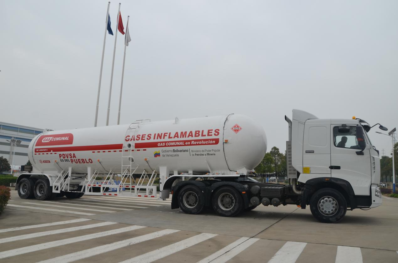 出口47.5立方液化石油气半挂车(ASME)