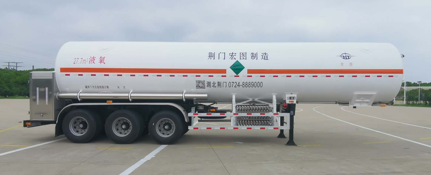 HT9400GDYY-27.7m³液氧半挂车