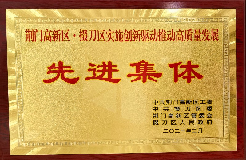 荆门高新区-掇刀区实施创新驱动推动高质量发展先进集体 荆门高新区-掇刀区实施创新驱动推动高质量发展先进集体