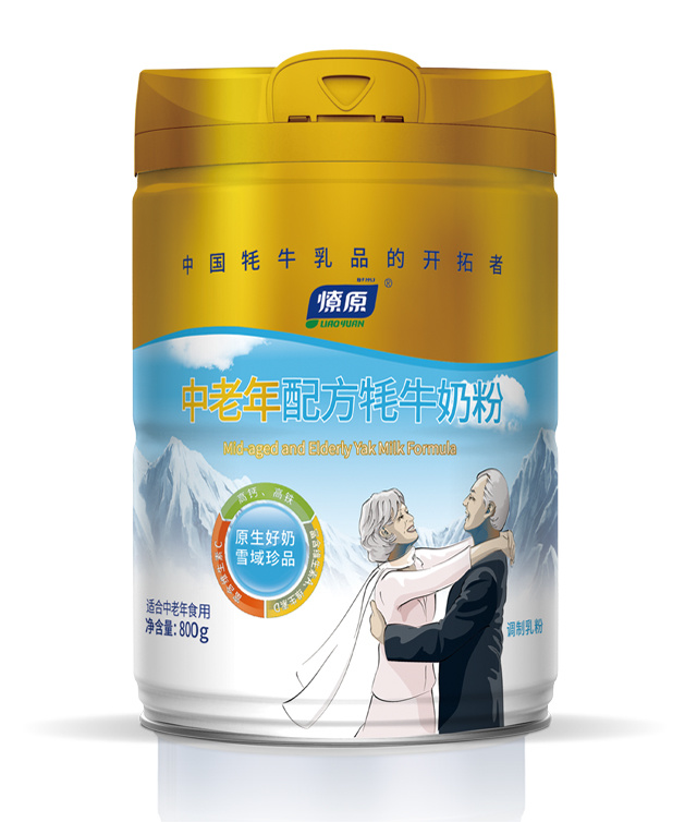 燎原中老年配方牦牛奶粉800g