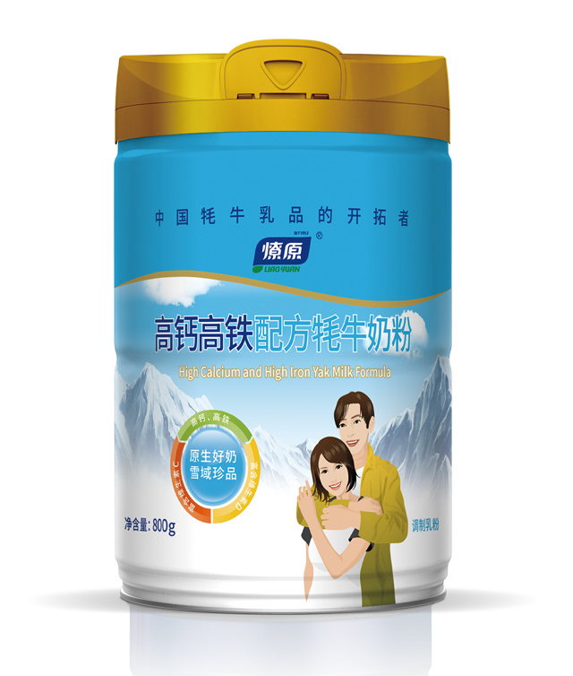 燎原高鈣高鐵配方牦牛奶粉800g
