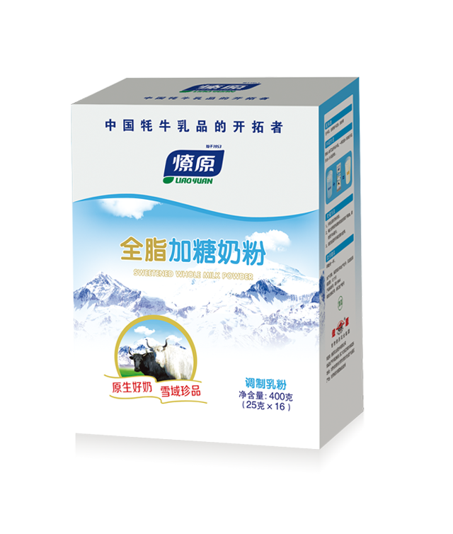 燎原全脂加糖奶粉400g