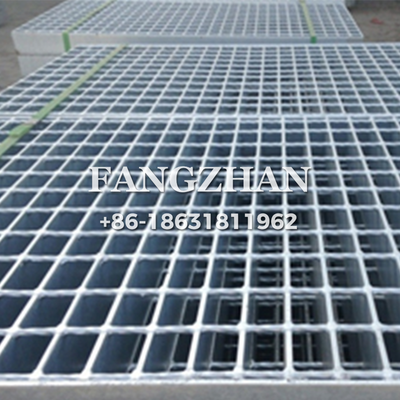 Galvanized grille plate