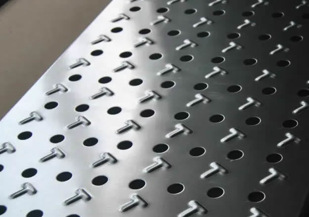 Anti-slip protection for power facilities in Germany: perforated anti-slip plates