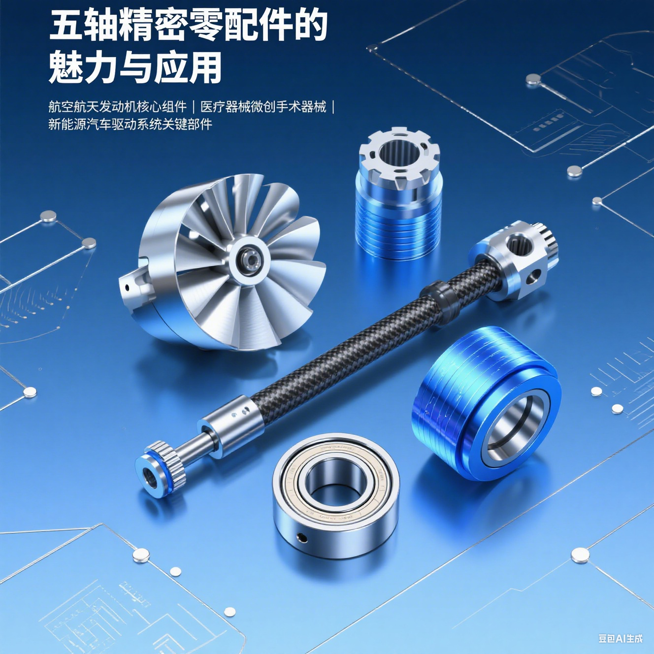 五軸精密零配件的魅力與應用