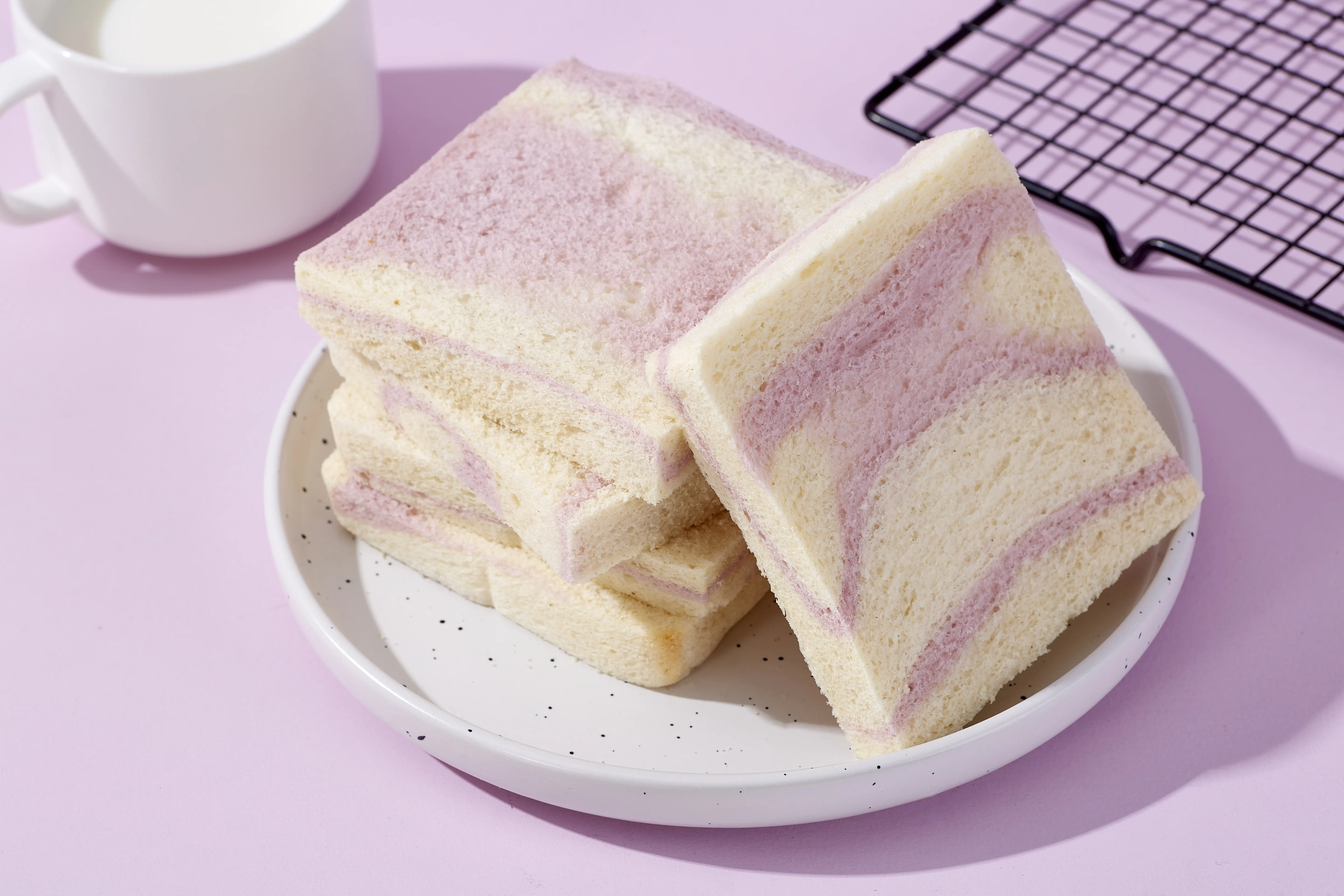 Taro toast