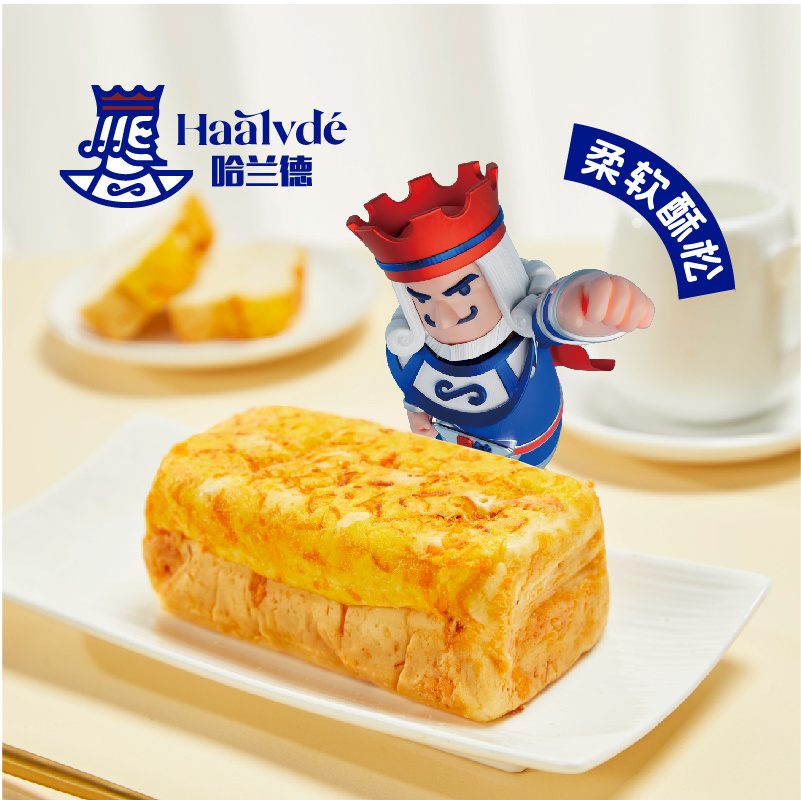 Meat floss roll