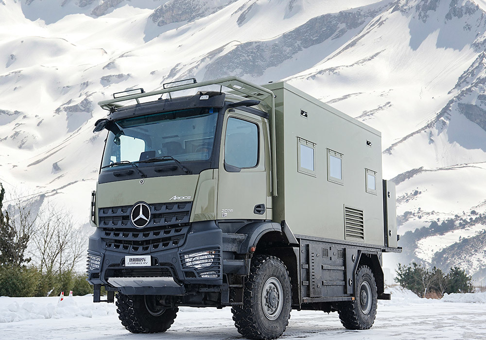 Mercedes-Benz Alos K5 Series Luxury Heavy Truck RV (Flying Bridge Edition) Appearance