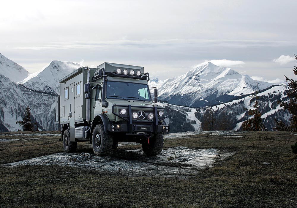 Appearance of Mercedes-Benz Unimock U3 Series Off-road Heavy Truck Touring Car