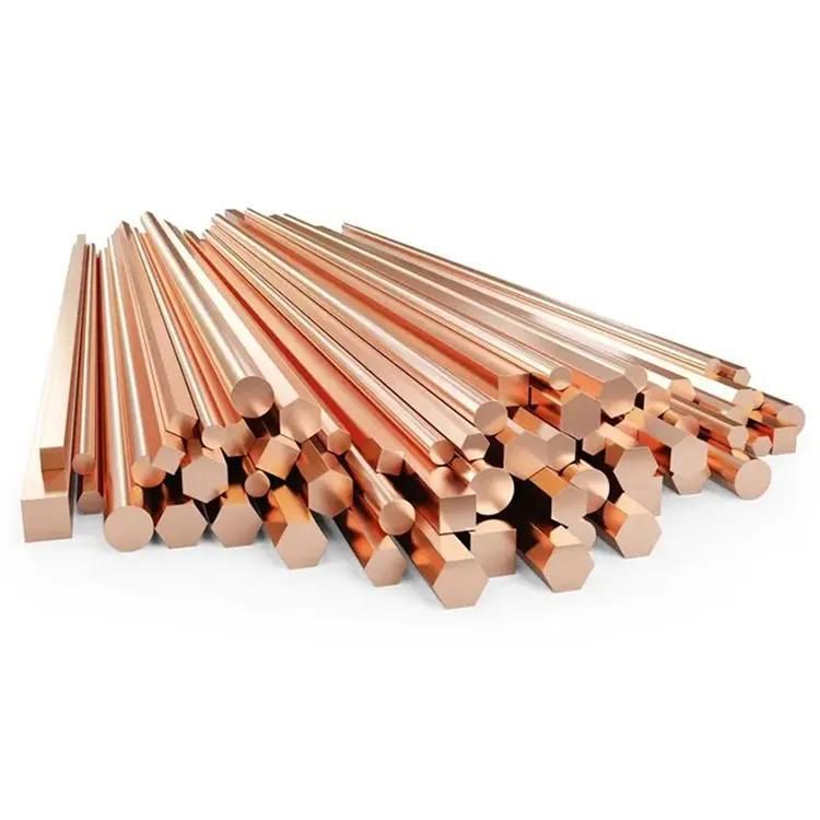 T1 T2 Tp1 Tp2 C10100 C10200 C10500 C10700 C11000 Varilla de cobre cuadrada Varilla de cobre redonda