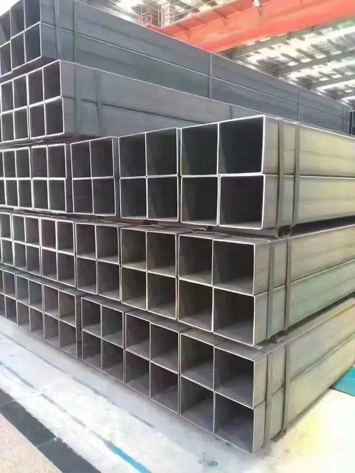 Tubo cuadrado de revestimiento galvanizado en caliente por inmersión Tubo cuadrado de acero galvanizado 50X70 Tubo cuadrado de acero al carbono A53