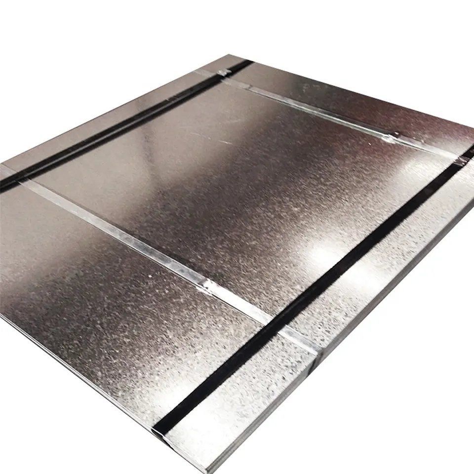 Material de construcción Gi Dx51d Materiales de techado Galvalume A653 S350gd G90 G60 G550 Z120 Z275 Placa de acero galvanizado por inmersión en caliente recubierta de zinc
