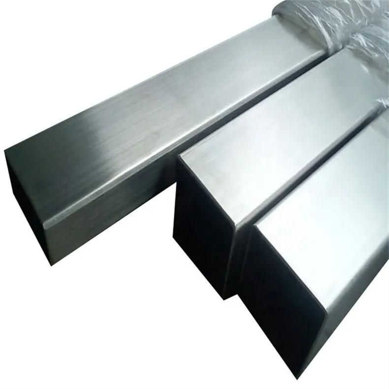 201 304 304L 316L Tubo Metálico Cuadrado Rectangular