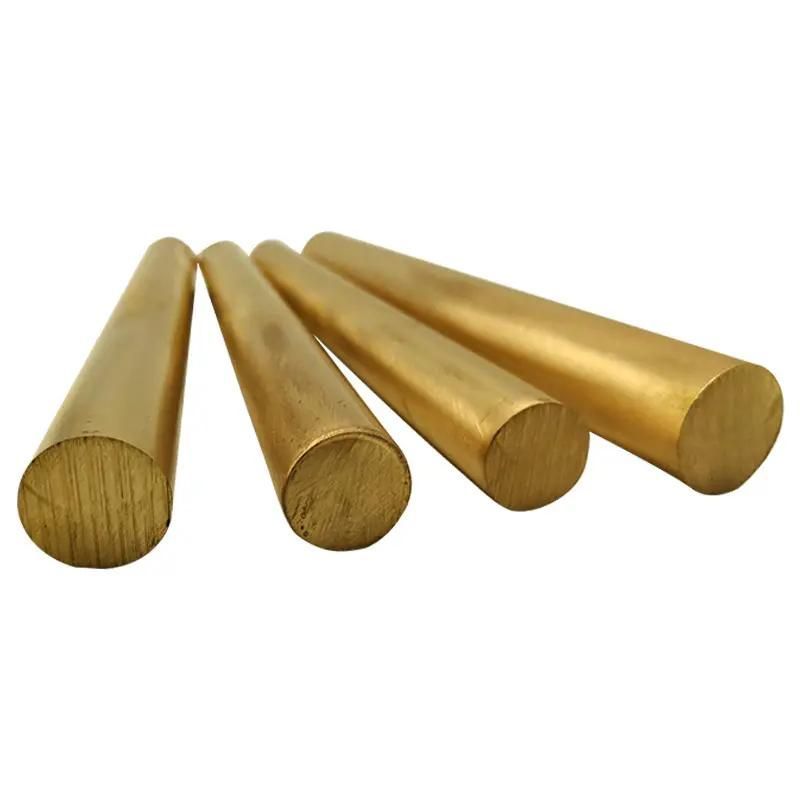 C1020 C17200 C22000 Metal de Bronce Puro Barra de Latón de Alta Pureza Barras Redondas de Cobre Rojo para Construcción