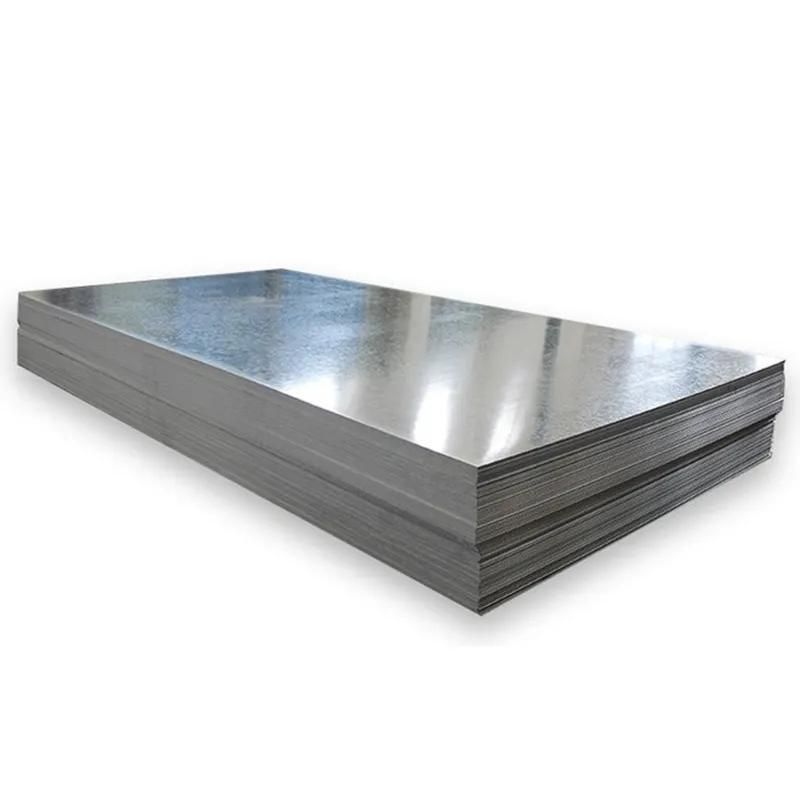 Venta caliente SGCC, Sgch, G550, Dx51d, Dx52D, Dx53D 0.2mm placa de acero galvanizado recubierta de zinc por inmersión en caliente