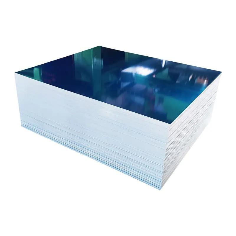Placa de aluminio de verificación al por mayor 1050 1100 3003 5052 hoja de aluminio estampada para refrigerador