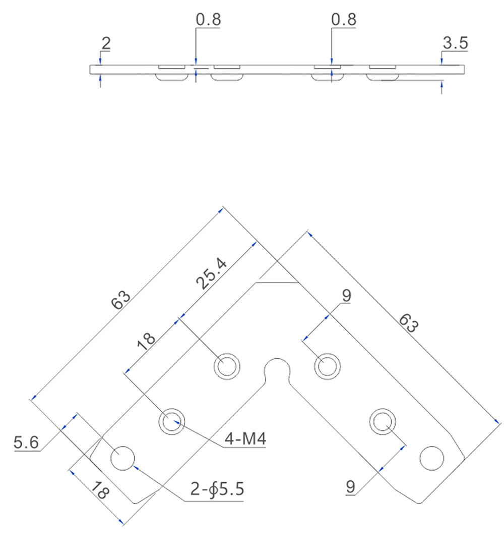 K18 six-hole corner code