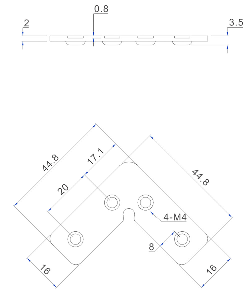 K15四孔角码