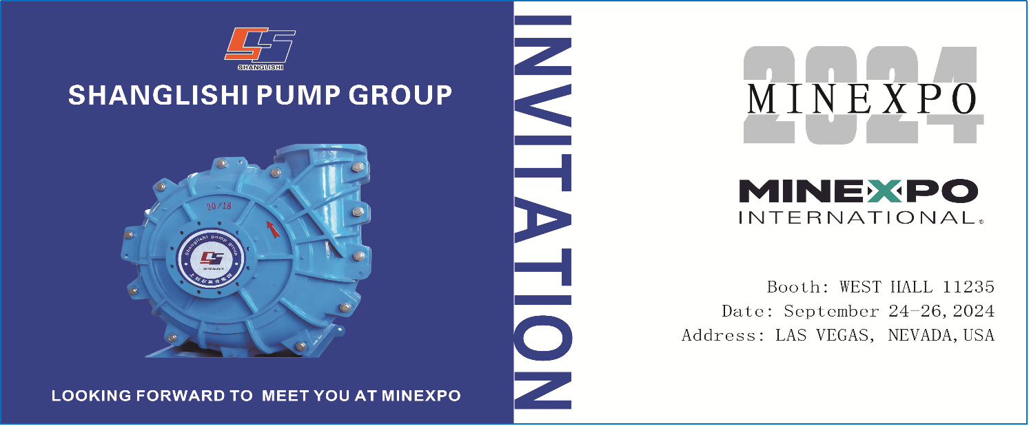 Shanglishi Pump Industry Group participará en la Exposición Estadounidense de Maquinaria Minera (MINExpo)