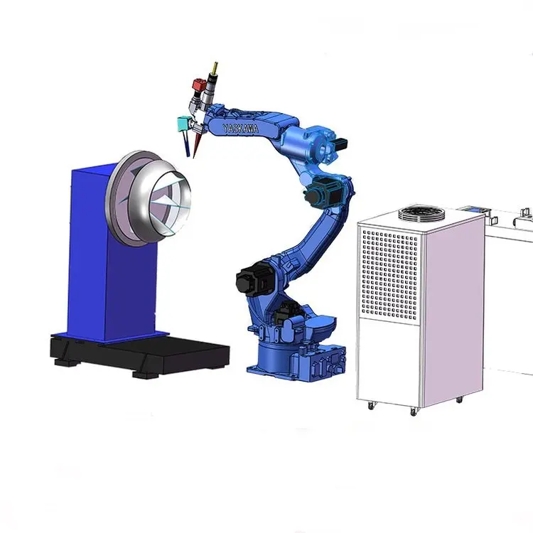 6 Axis Laser Welding Robot for Stainless Steel Aluminum