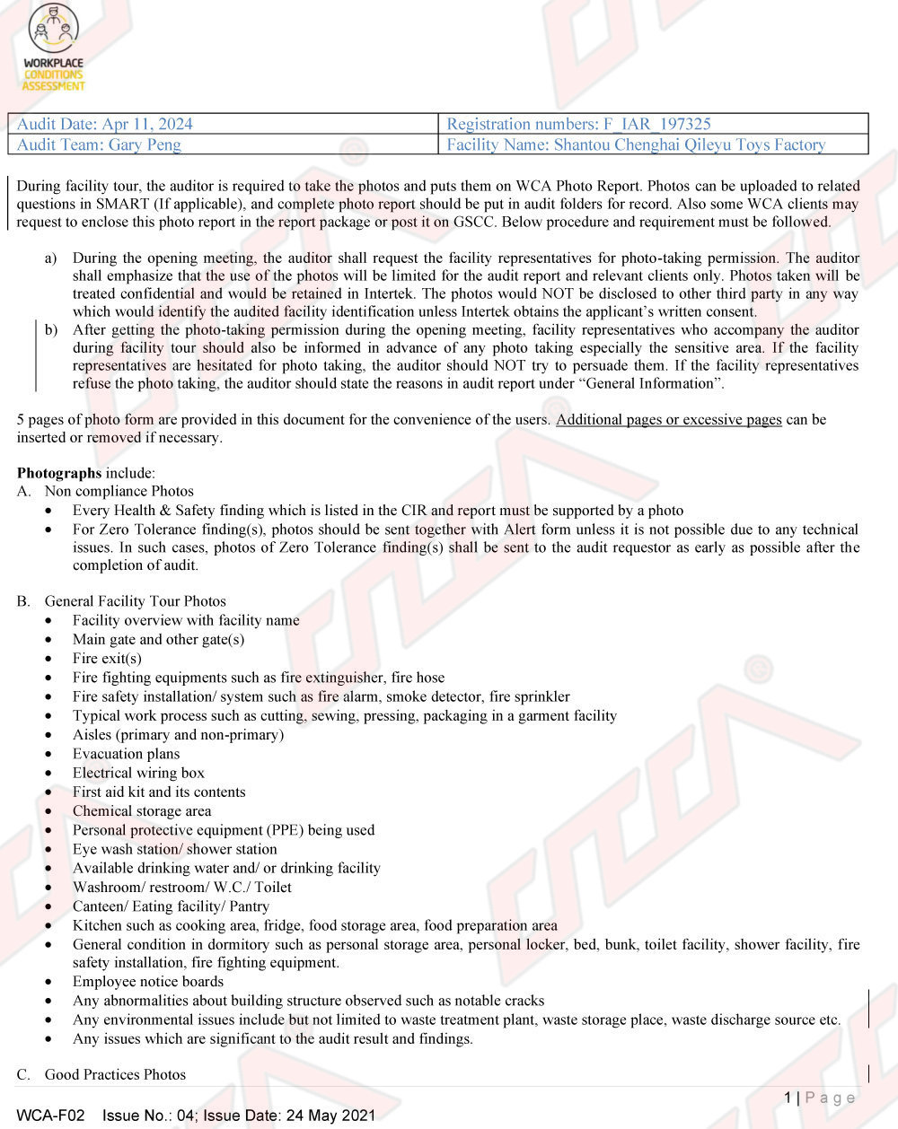 WCA Report (2024)