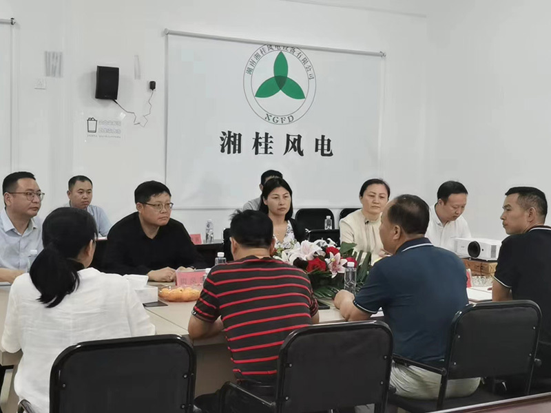 永州道縣領(lǐng)導(dǎo)來公司考察