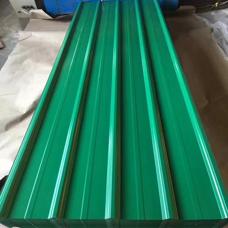 Corrugated steel roofing sheet