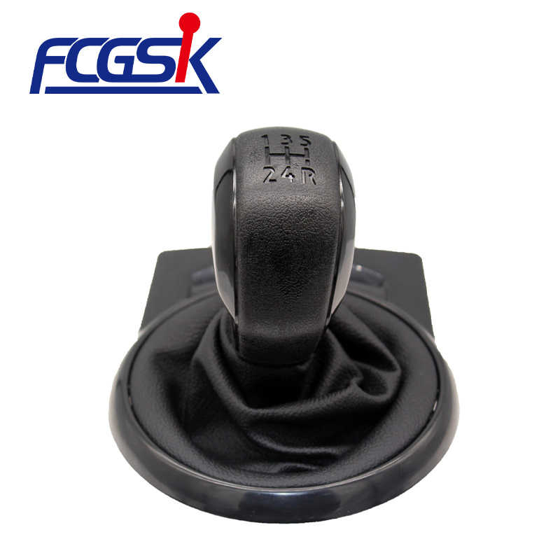 FENGCHEN Black gear shift knob with dust cover for Citroen Sega