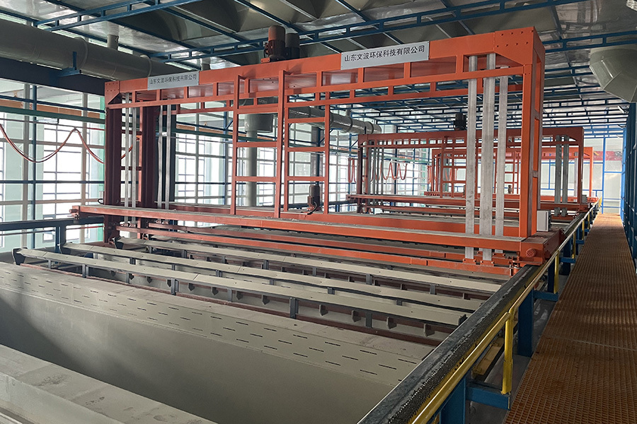 Hanging plating production line