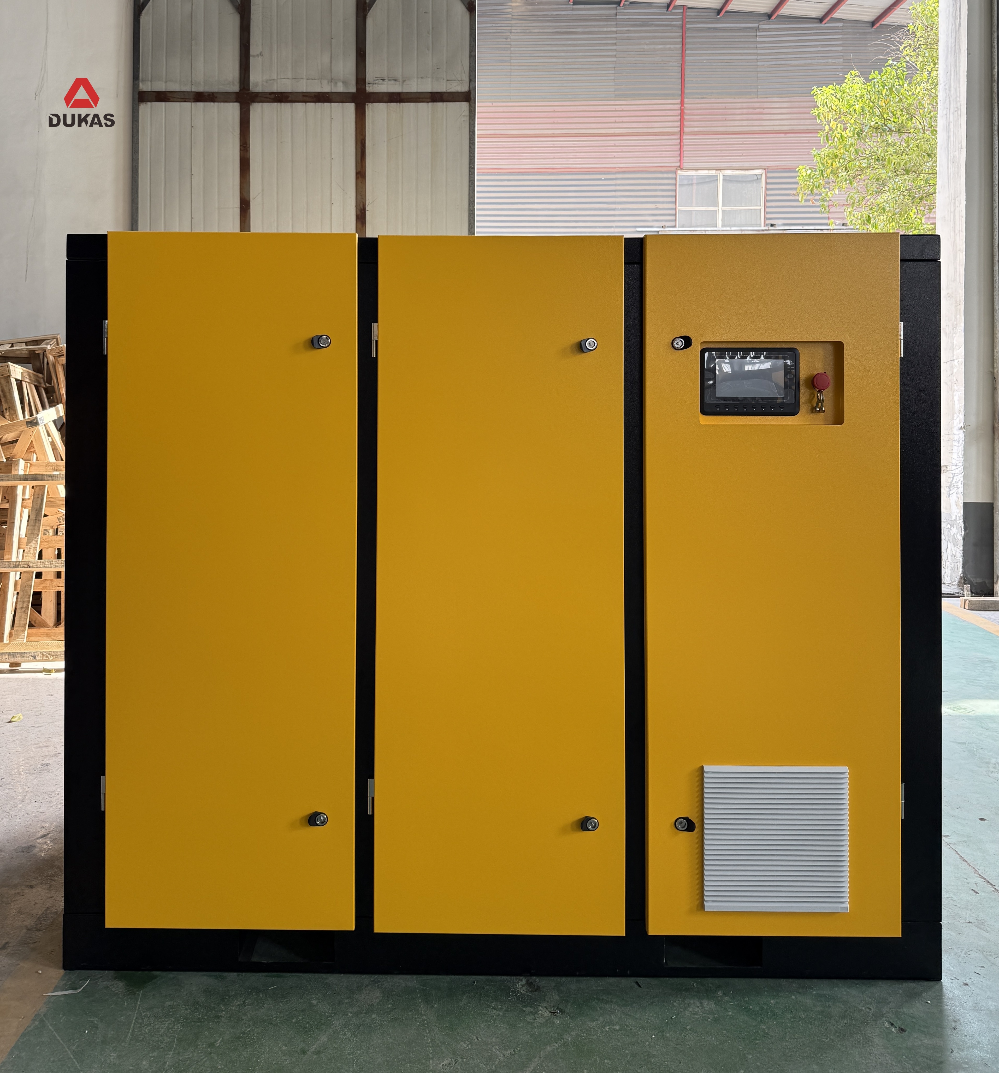 132kw two-stage permanent magnet variable frequency air compressor saves energy and electricity and is more durable