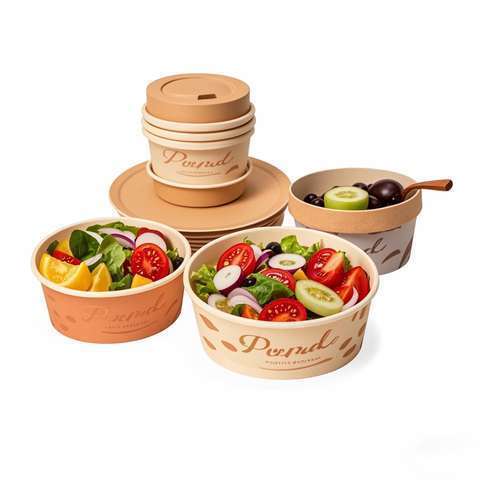 Dishing Out Sustainability: The Best Compostable PLA Coating Soup Bowl with Lid
