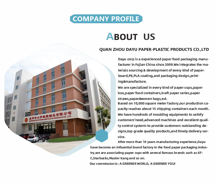 **Premium Eco-Friendly Food Packaging Solutions | Dayu Paper & Plastic Products Co., Ltd.**