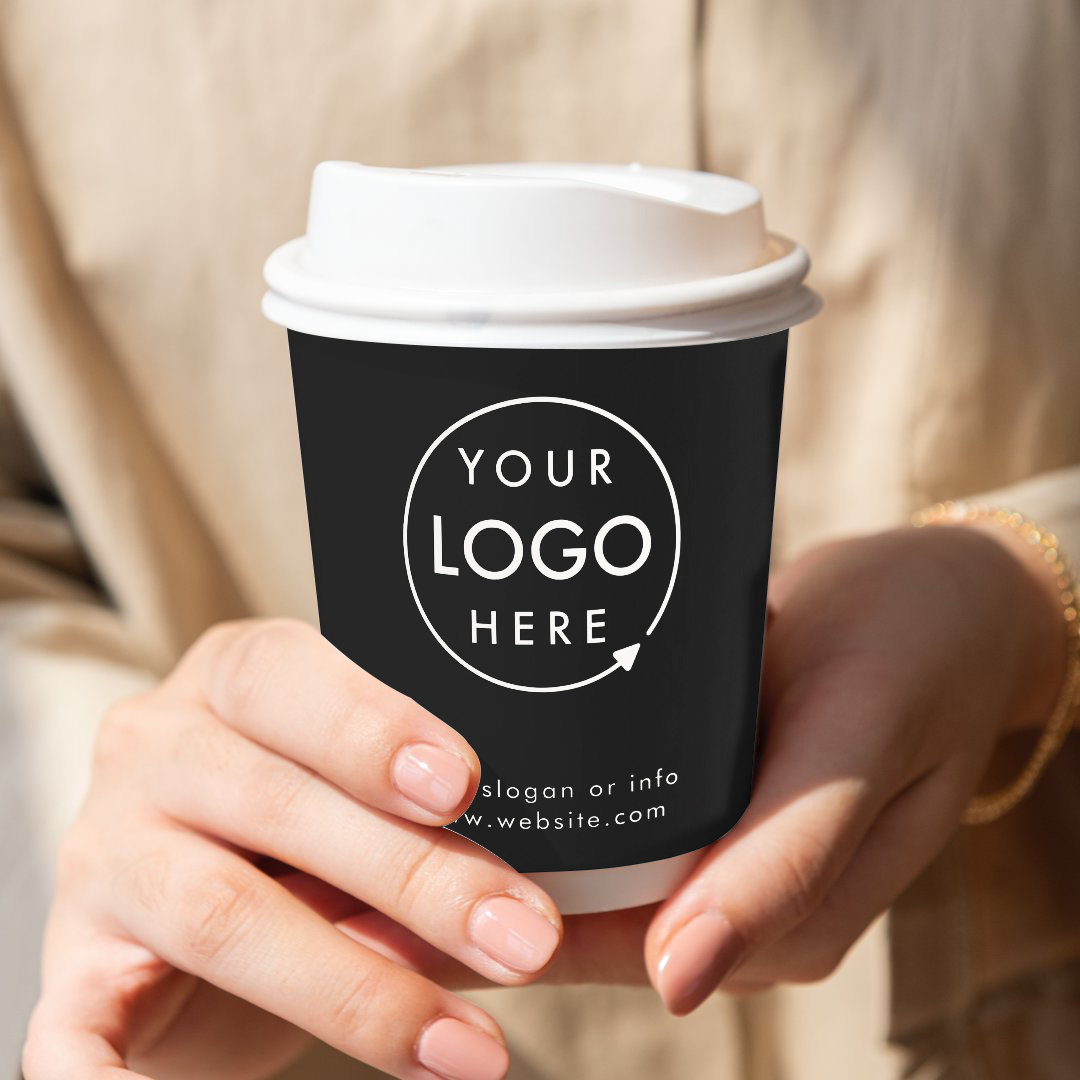 Dayu chinese factory direct high quality customized black single wall  Double wall paper coffee cups