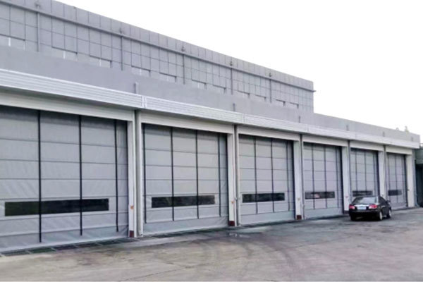 Fast stacking door