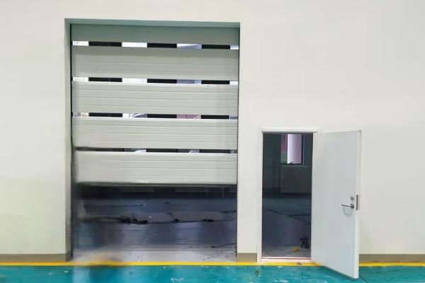 Upper hanging door