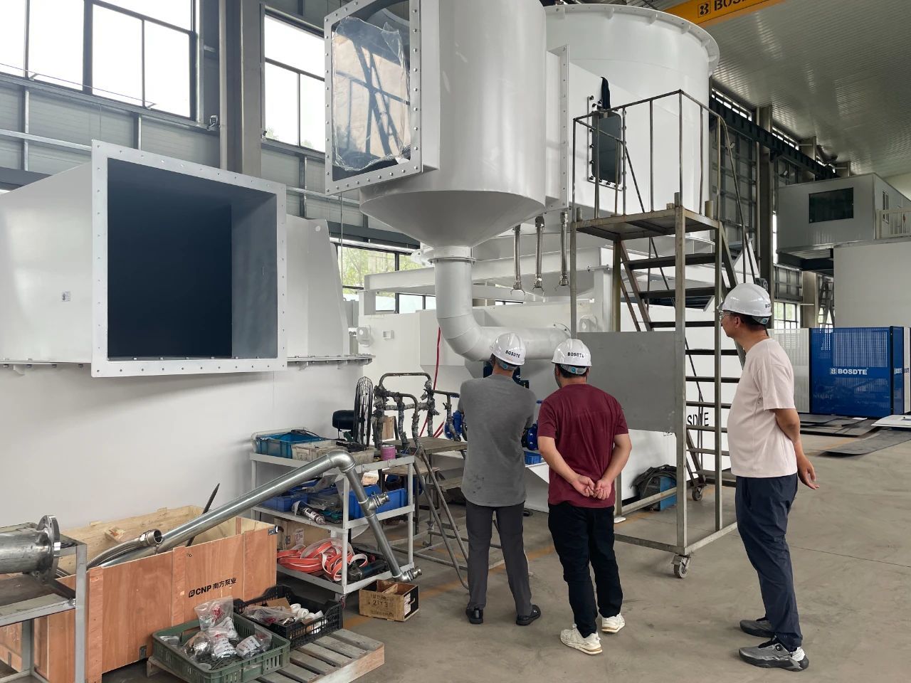 參觀考察丨重慶客戶蒞臨博斯德象山生產基地