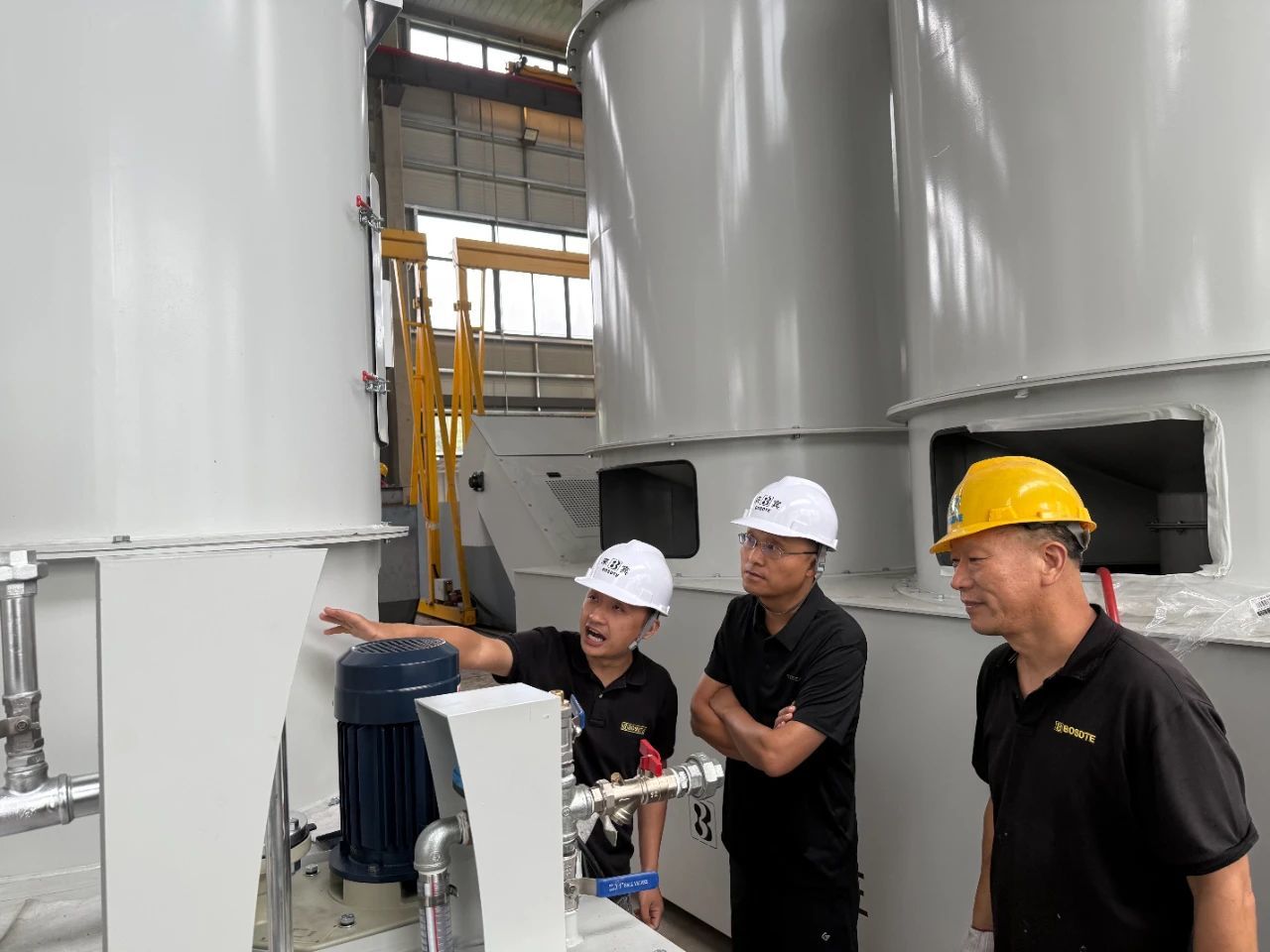 參觀丨鄭州客戶蒞臨博斯德象山工廠參觀考察