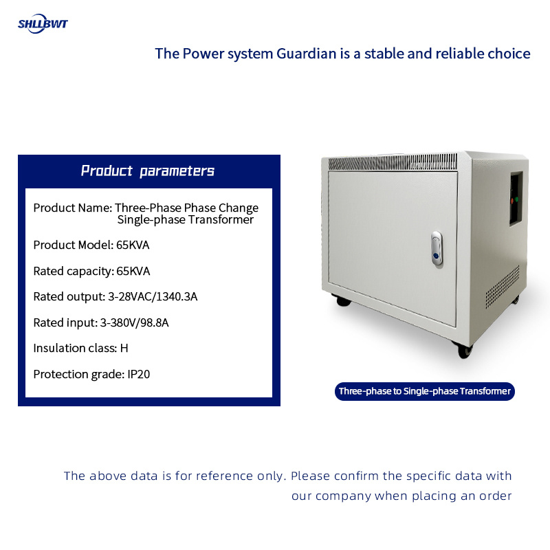 Three-phase to Single-phase Transformer