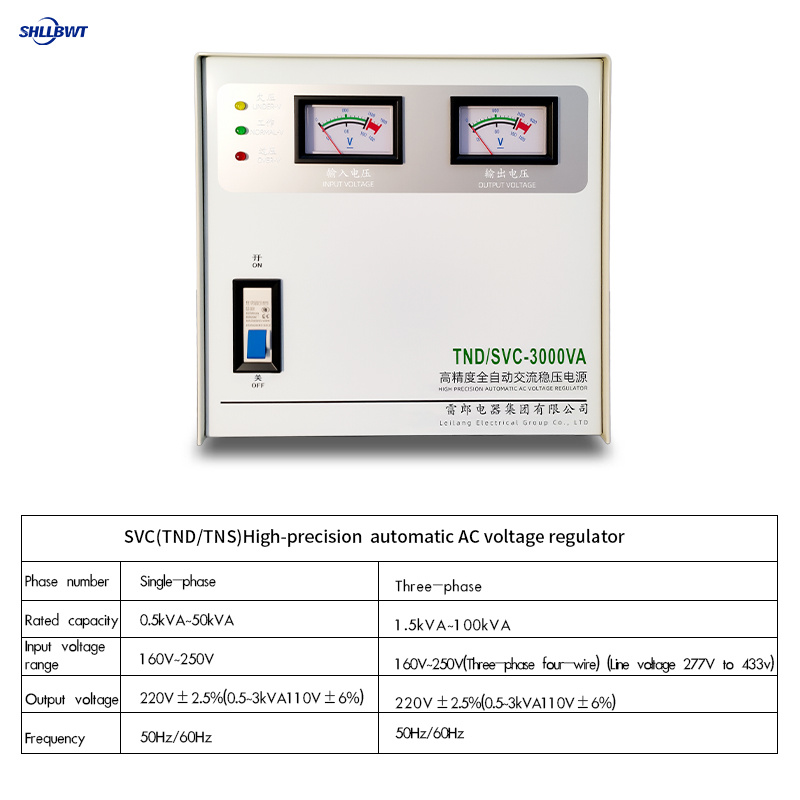 High-precision automatic AC voltage regulator High-precision automatic AC voltage regulator