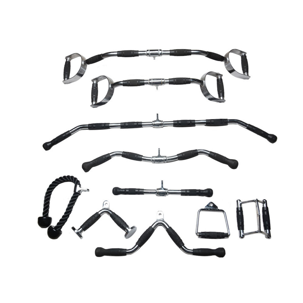 Gantry handle accessories for fitness equipment