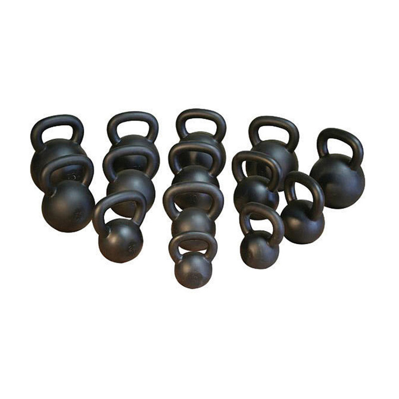 Black Painting Kettlebell