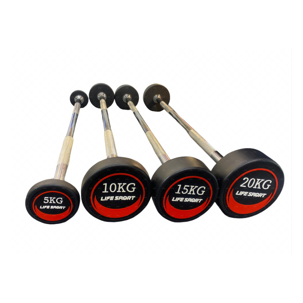 TPU Barbell With Straight Bar