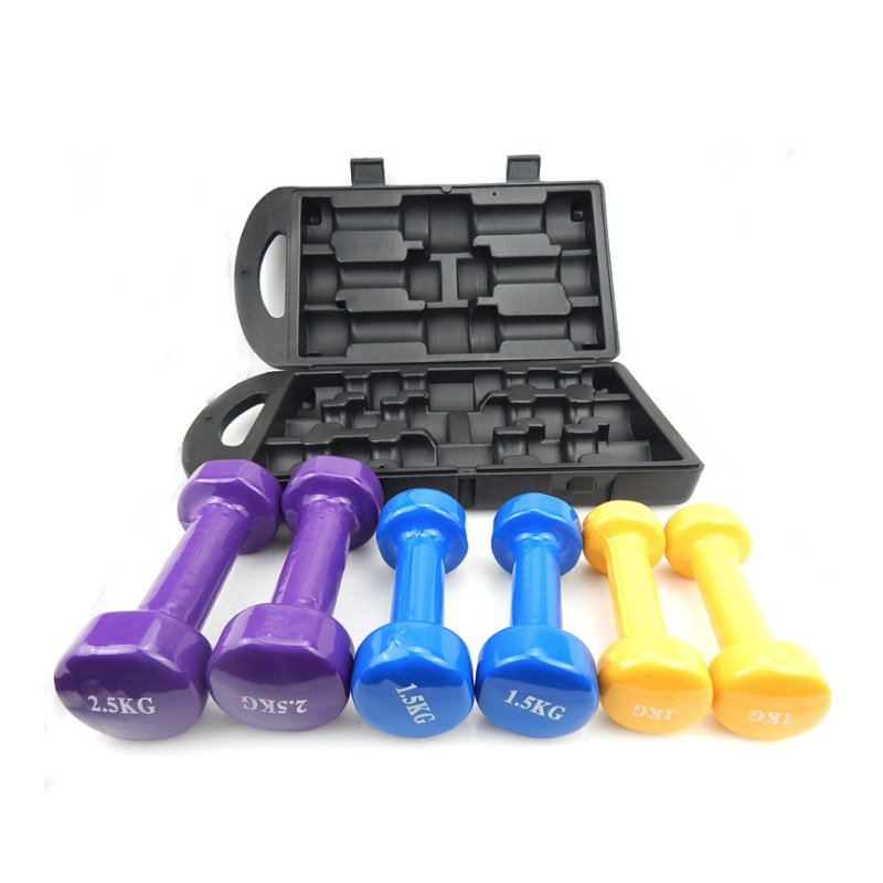 10KG Vinyl Dipping Dumbbell Set