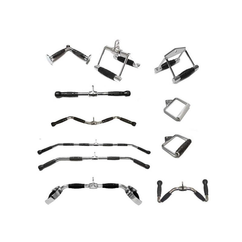 Gantry handle accessories for fitness equipment