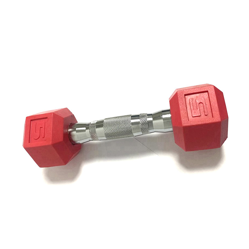 Color PVC Coated Hex Dumbbell