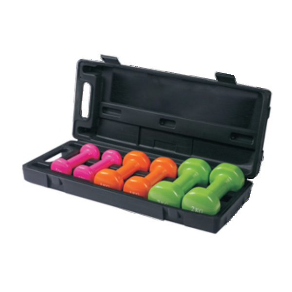6KG/12LB Vinyl Dipping Neoprene Dumbbells Set
